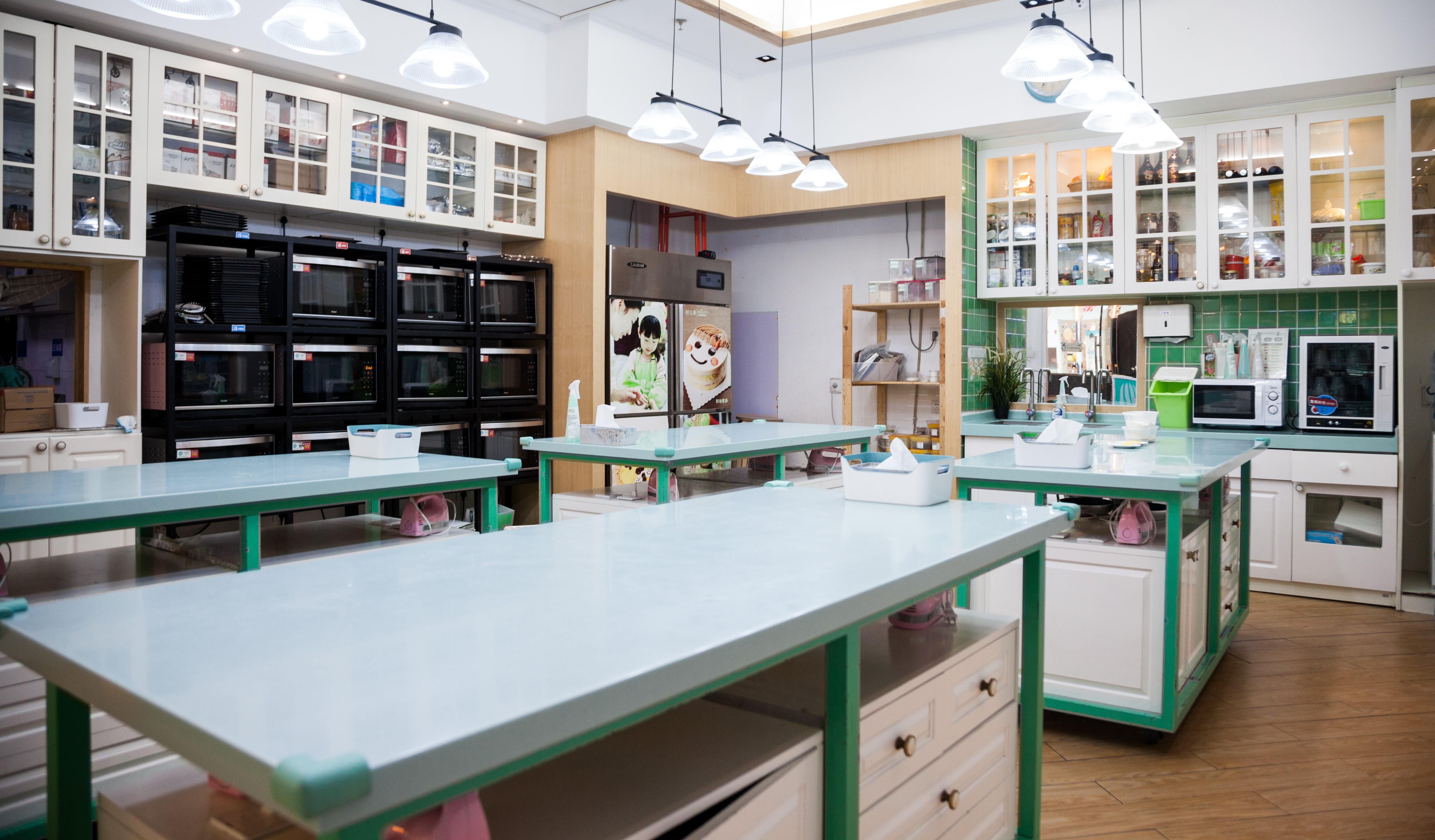 烘焙的间歇时间,来独立休息区小憩一下吧